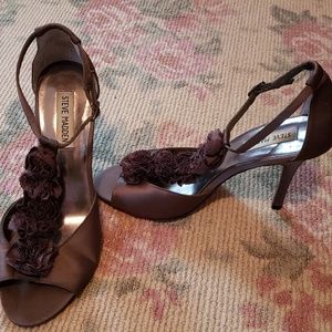 Steve Madden strappy flower heels